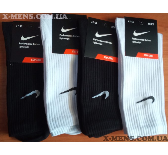інтернет-магазин<x-mens>Шкарпетки-спортивні-NIKE white/black