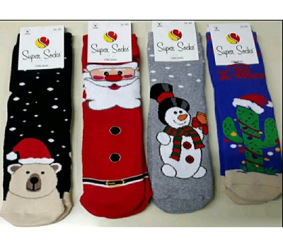 інтернет-магазин<x-mens>шкарпетки-зимові-РАЗМІР 36-41-Super Socks Новий Рік